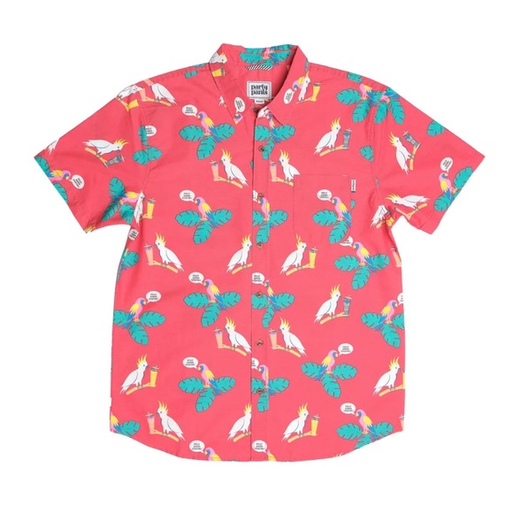 Party Pants Tropical Shirt Size Extra Large - Picture 1 of 7